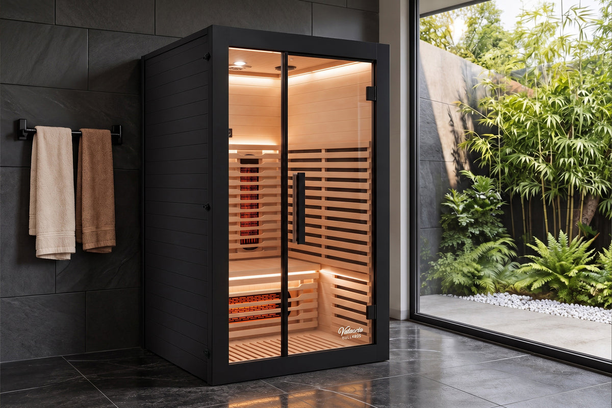 Valencia Aura™ 2-Person Full Spectrum Infrared Sauna | Low-EMF Hemlock