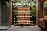 Valencia Aura™ 2-Person Full Spectrum Infrared Sauna | Low-EMF Hemlock
