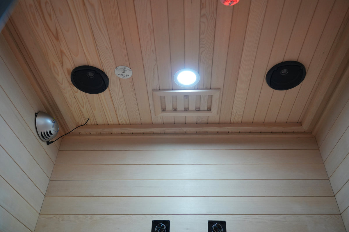 Valencia Aura™ 2-Person Full Spectrum Infrared Sauna | Low-EMF Hemlock