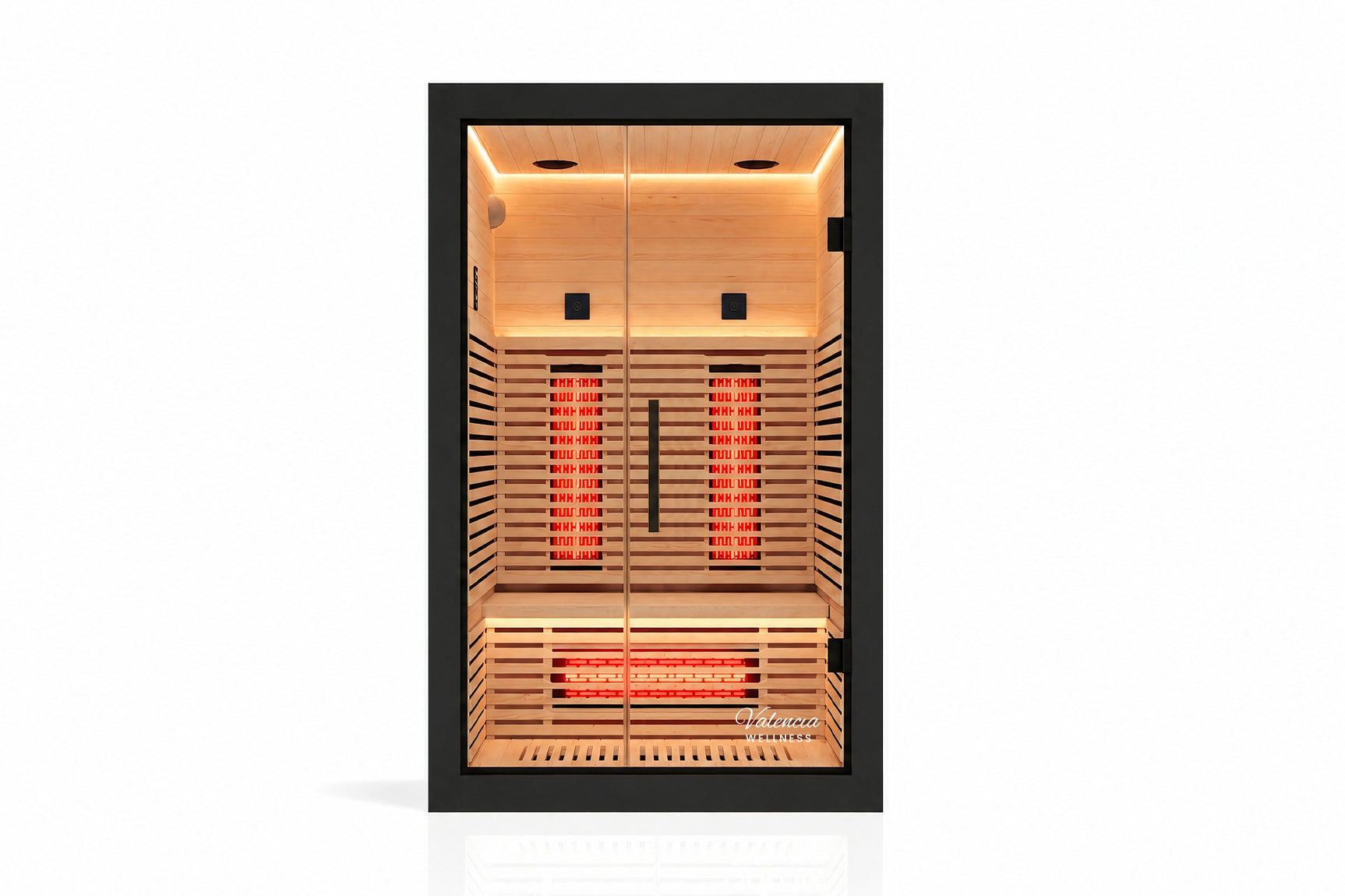 Valencia Aura™ 2-Person Full Spectrum Infrared Sauna | Low-EMF Hemlock