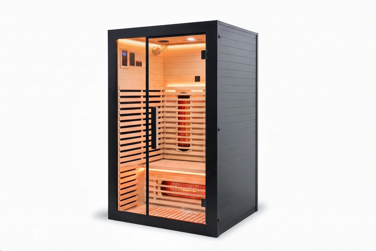 Valencia Aura™ 2-Person Full Spectrum Infrared Sauna | Low-EMF Hemlock