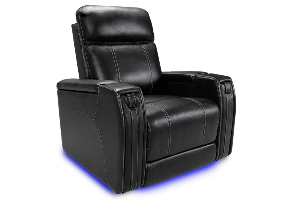 Valencia Lucca Single Recliner Leather Home Theater Seating