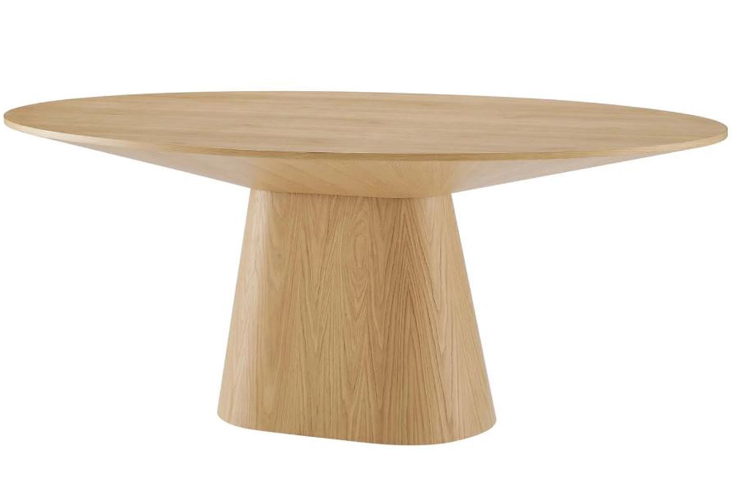 Valencia Becky 75" Oval Dining Table, Oak