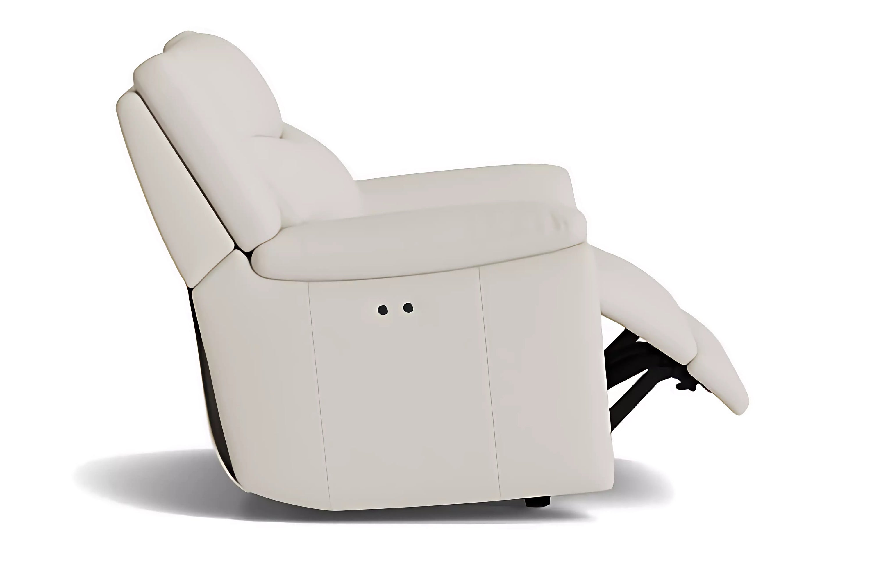 Valencia Brianna Top Grain Leather Recliner Seat, Cream