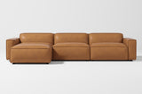 Nathan Leather Modular Sectional Sofa