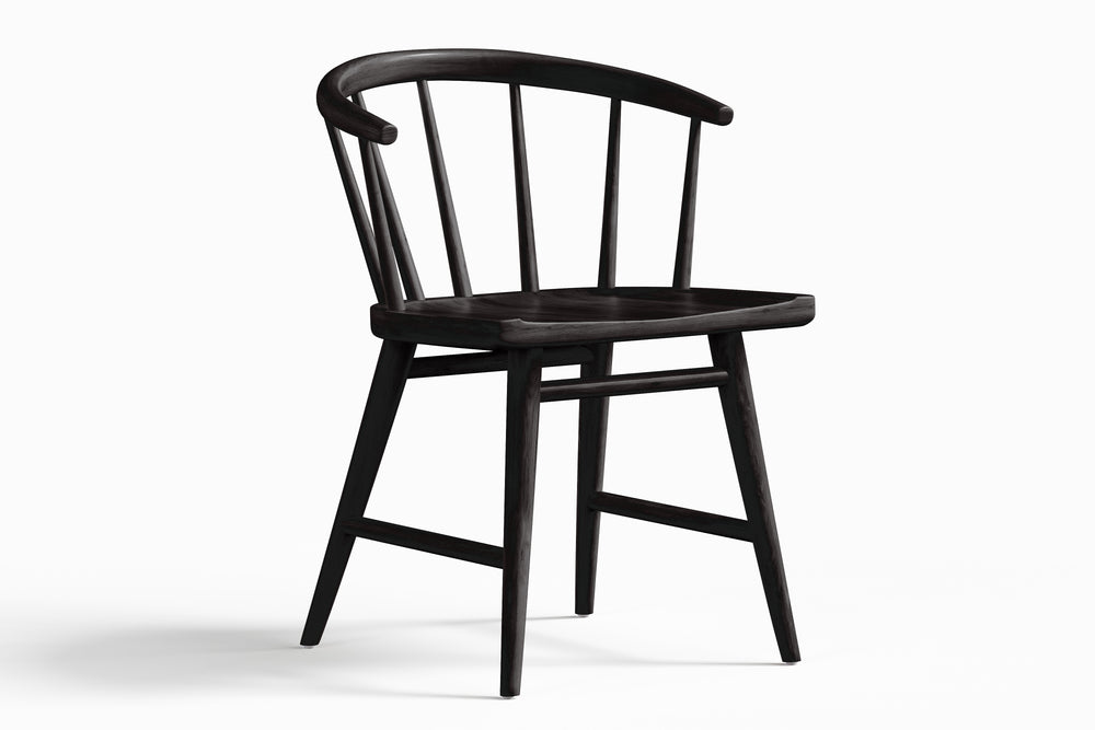 Valencia Lauryn Wood Dining Chair, Black
