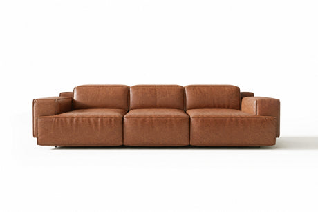 Valentina Distressed Leather Recliner Sofa