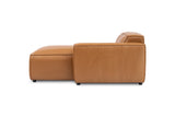 Nathan Leather Right Chaise Sofa Module
