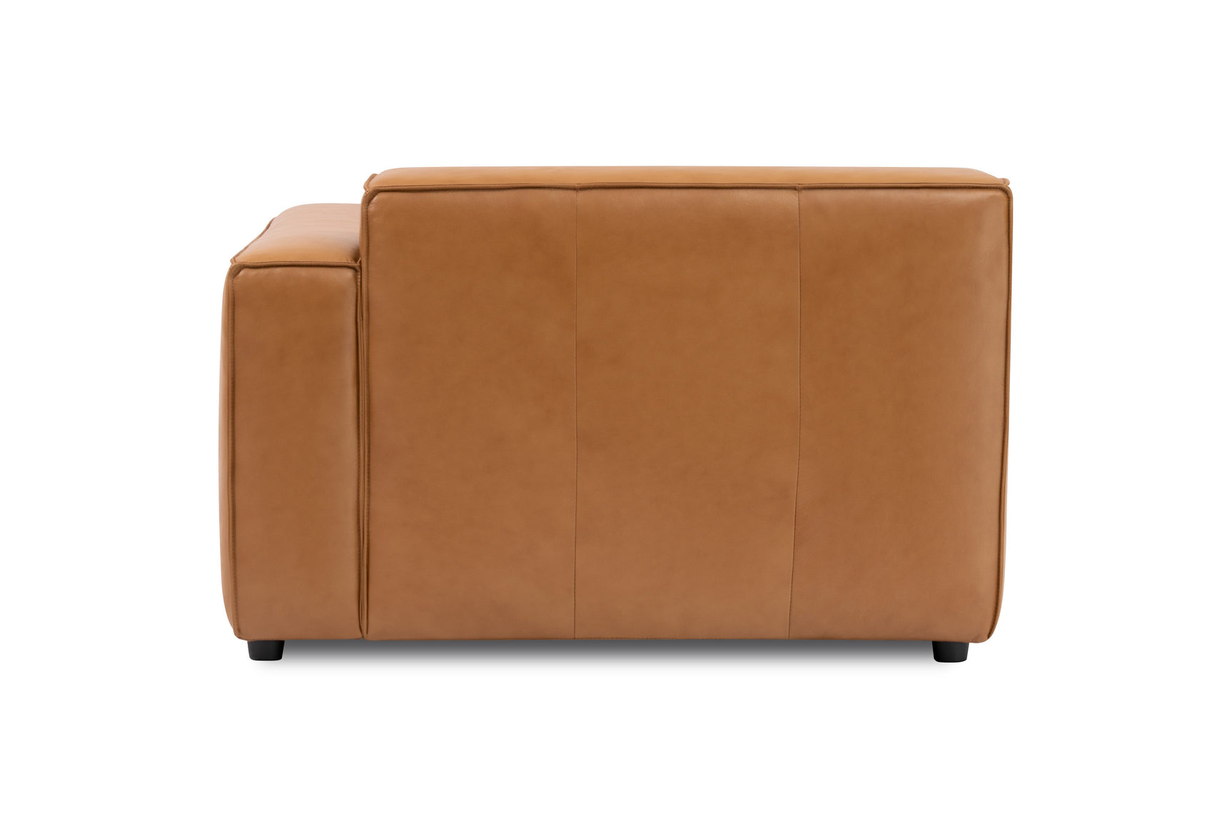 Nathan Leather Right Chaise Sofa Module