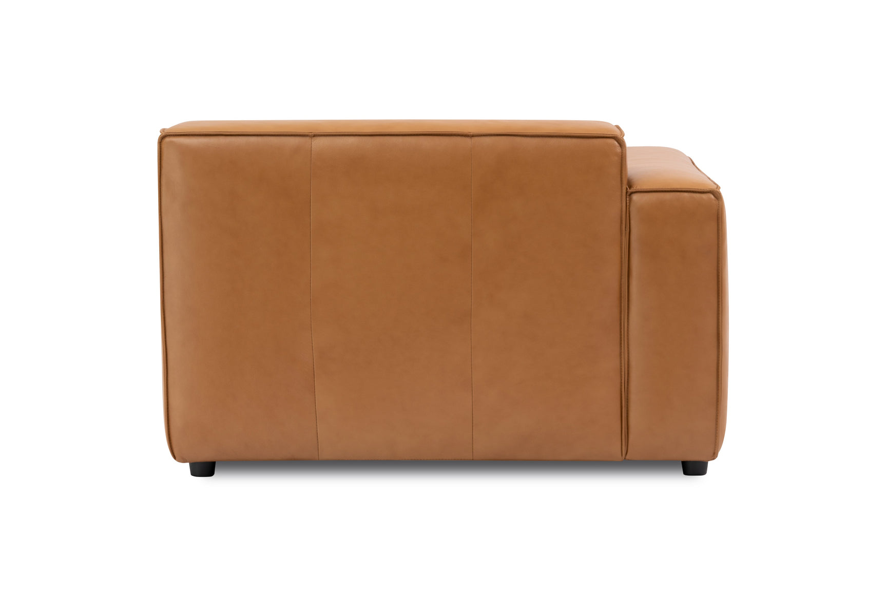 Nathan Leather Left Chaise Sofa Module