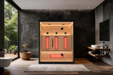 Valencia Aura™ 3-Person Full Spectrum Infrared Sauna | Low-EMF Hemlock