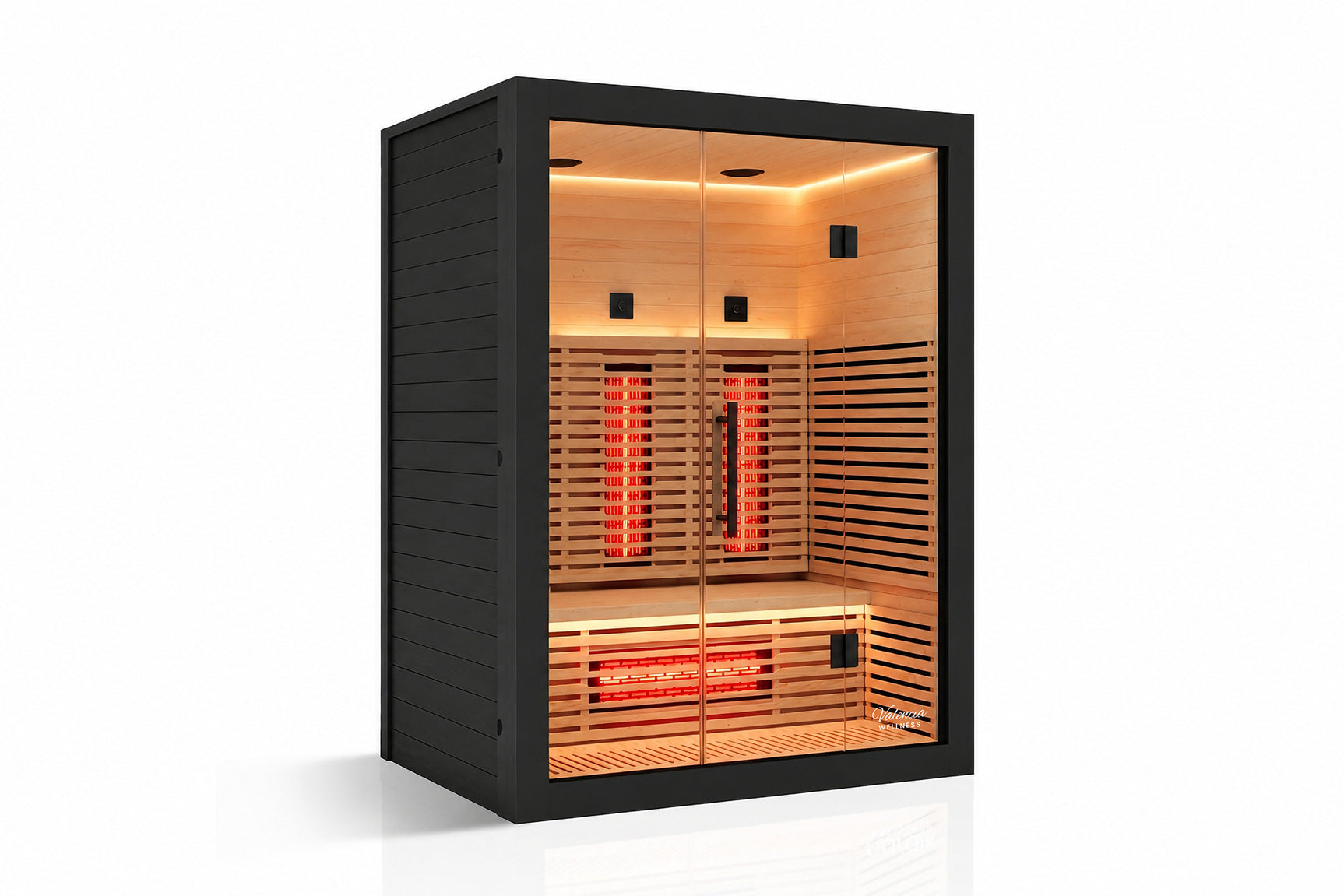 Valencia Aura™ 3-Person Full Spectrum Infrared Sauna | Low-EMF Hemlock
