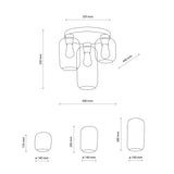 Marco Mid-Century Modern Flush Mount Light 3