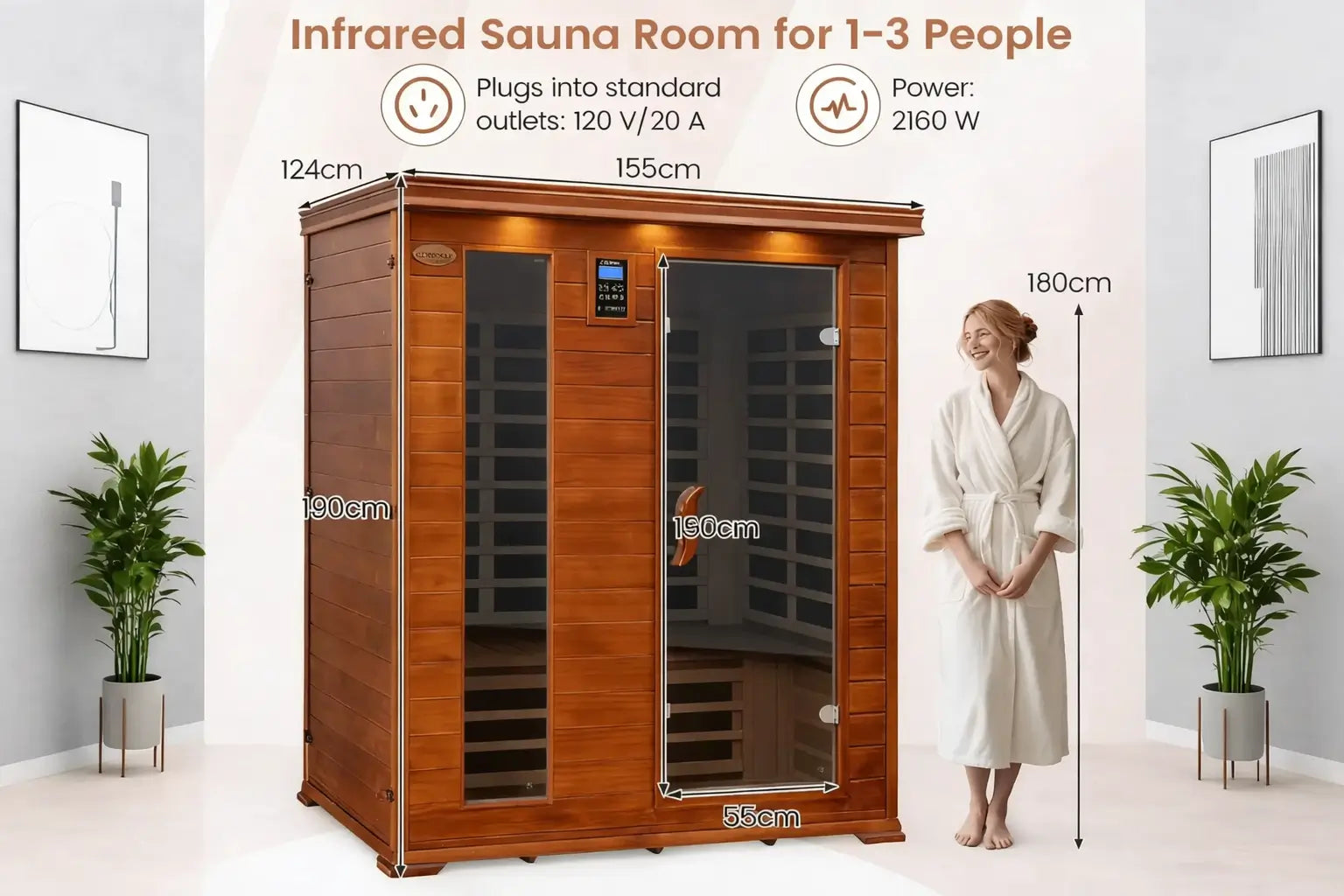 3 Person Infrared Sauna