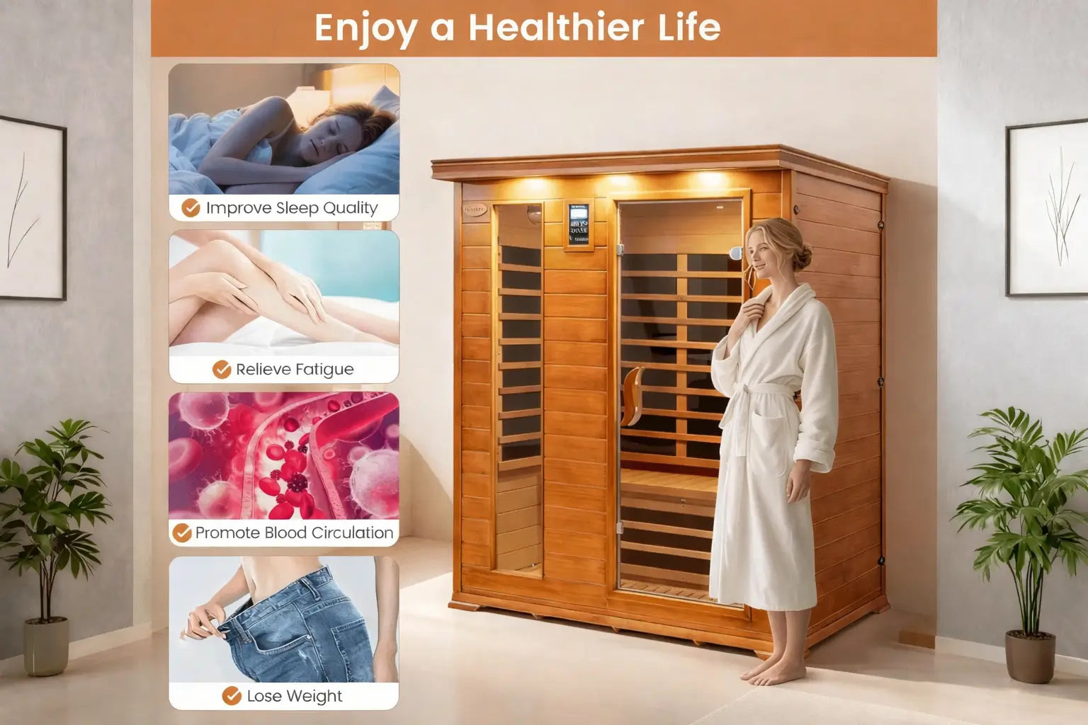 3 Person Infrared Sauna