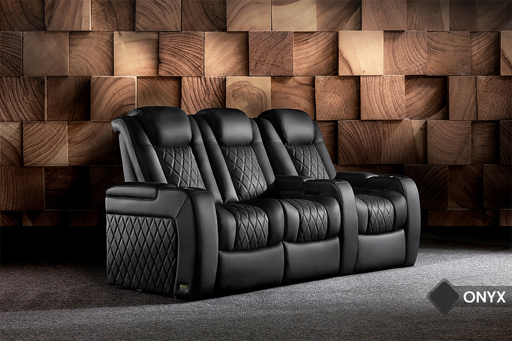 Valencia Tuscany Slim Ultimate Luxury Full Leather Home Theater Seating