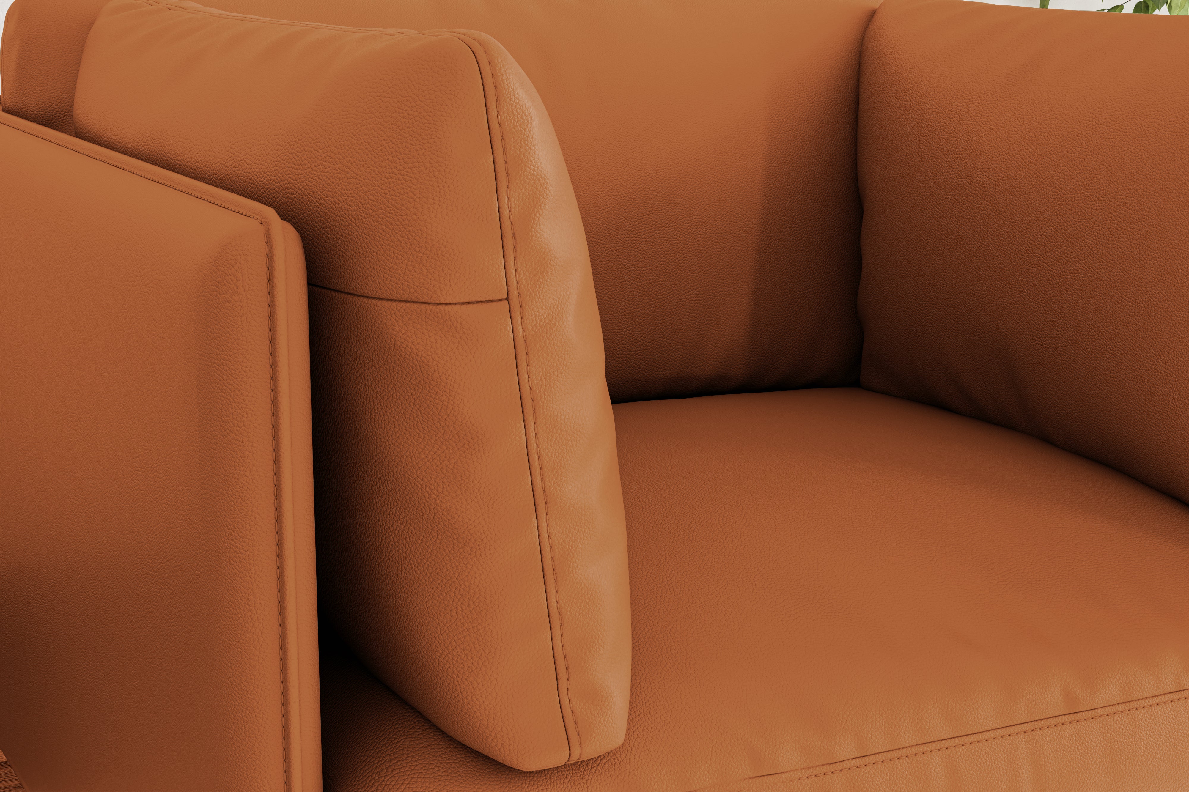 Valencia Chloe Leather Accent Chair, Cognac