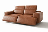 Valentina Distressed Leather Recliner Sofa