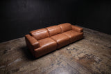 Valentina Distressed Leather Recliner Sofa