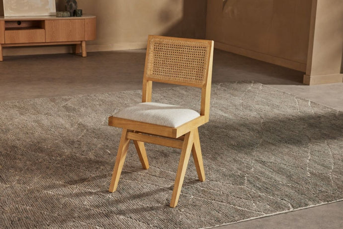 Valencia Abril Wood Dining Chair, Natural