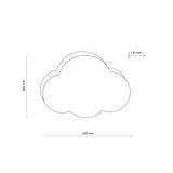 CLOUD Linen Flush Mount Light
