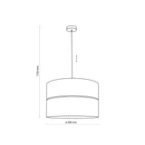 HILTON Black & Gold Pendant Ceiling Light Fixture for Kitchen Island, Dining Room & Living Room – Modern Luxury Lighting