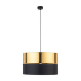 HILTON Black & Gold Pendant Ceiling Light Fixture for Kitchen Island, Dining Room & Living Room – Modern Luxury Lighting