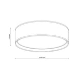 BILBAO Gold Modern Flush Mount Light