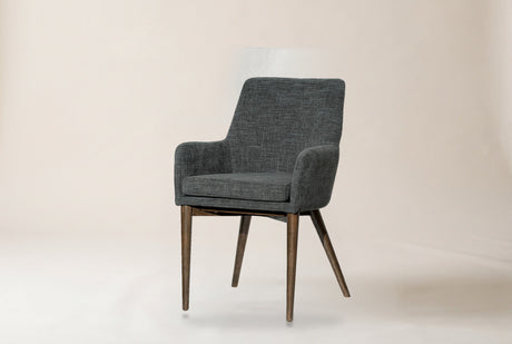 Radley Fabric Dining Armchair (Set of 2) in Slate, studio photo