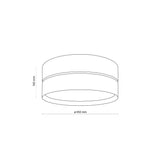 NICOL Scandinavian Flush Mount Ceiling Light Fixture for Kitchen, Hallway & Bedroom – Modern Minimalist Lighting