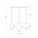 JUTE Natural Pendant Light 3