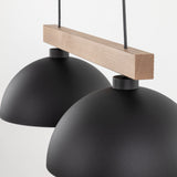 Signe Black Scandinavian Minimalist Pendant Ceiling Light for Kitchen Island & Dining Room