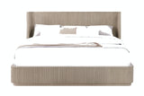 Chianti Luxury Chanel Detail Bed - Light Oak