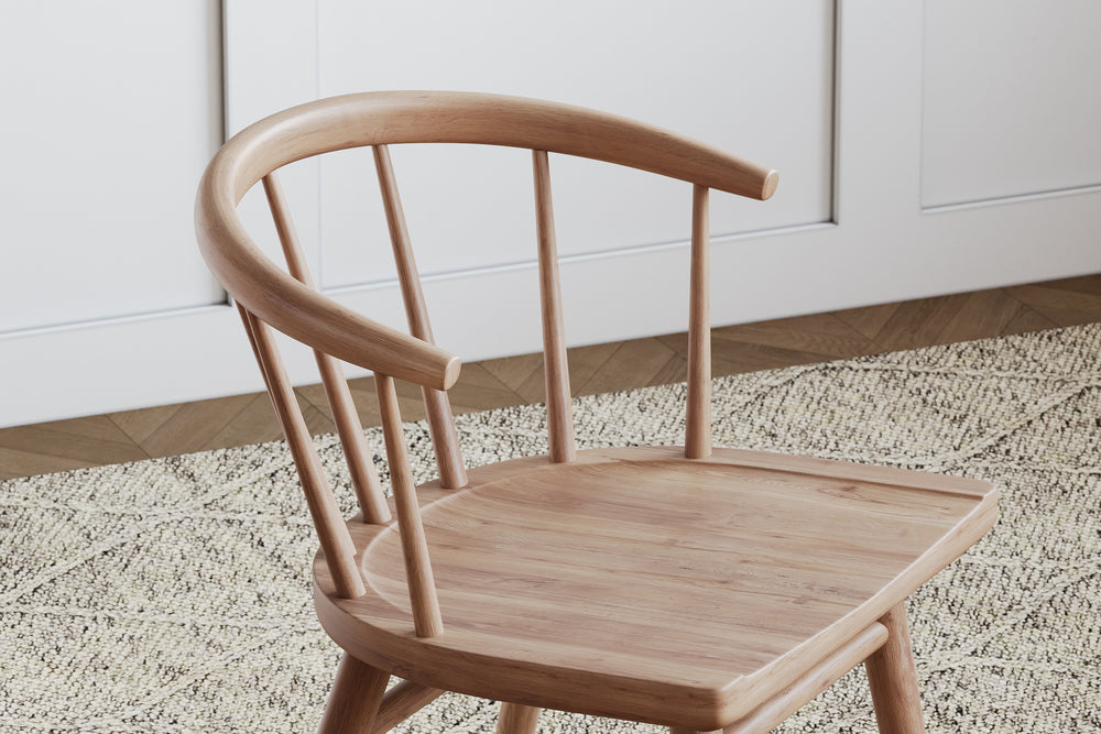 Valencia Lauryn Wood Dining Chair, Natural