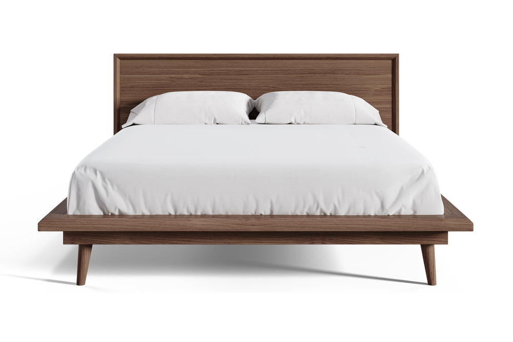 Valencia Greta Wood Queen Bed, Walnut