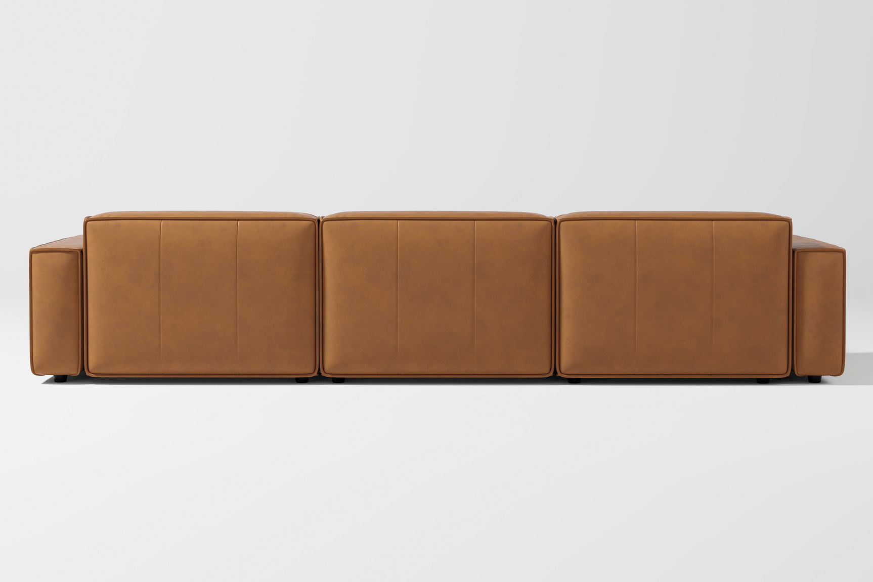 Nathan Leather Modular Sectional Sofa