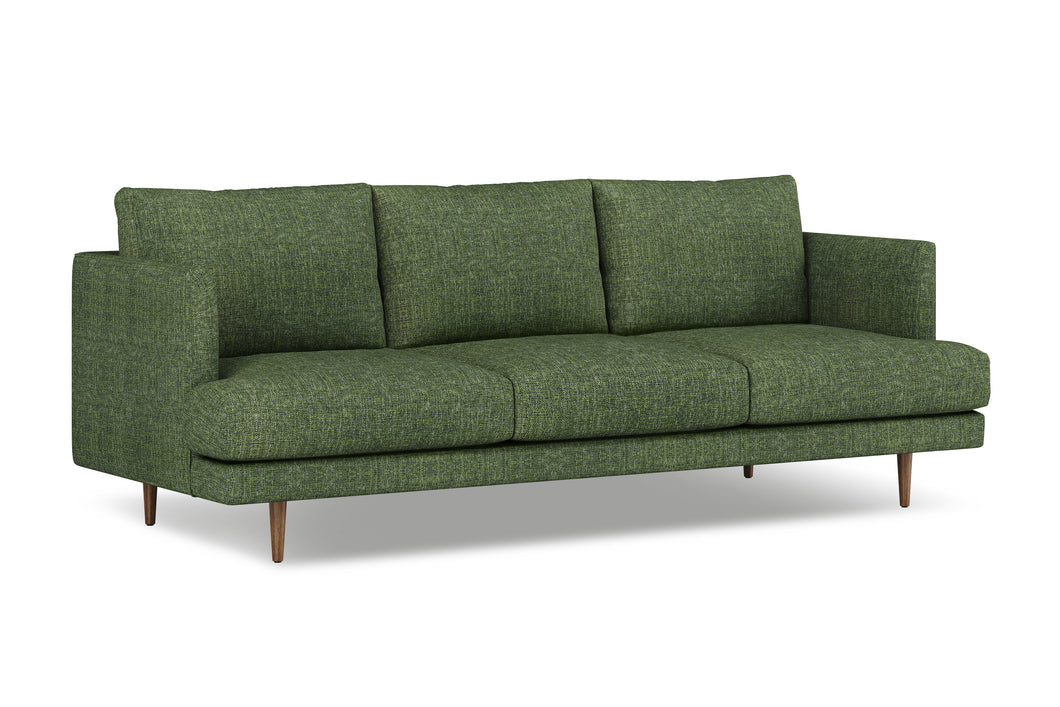 Valencia Bettina Fabric Three Seats Sofa, Forest Green