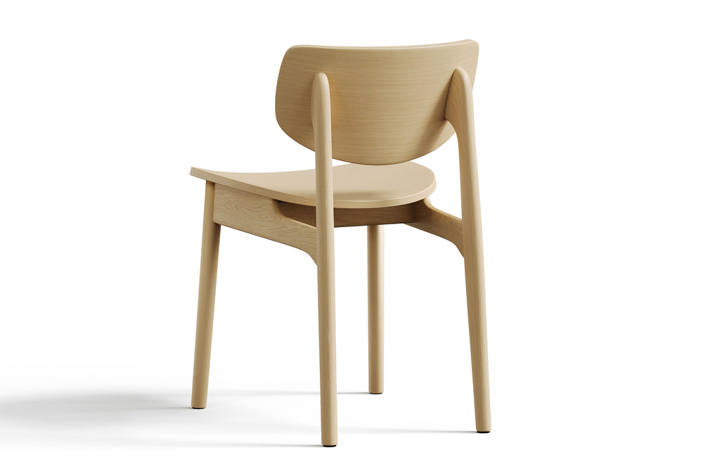 Valencia Simone Wood Dining Chair, Beige