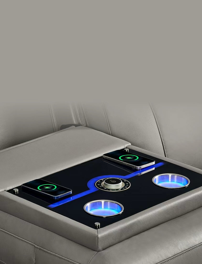 HIGH-TECH DROP-DOWN CONSOLE