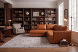Serena Leather Sectional Sofa - Distressed