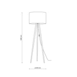TOKYO Floor Lamp for Living Room, Bedroom & Reading Nook – Scandinavian Minimalist Design (Clearance)