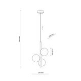 ESTERA Black Scandinavian Pendant Light 3