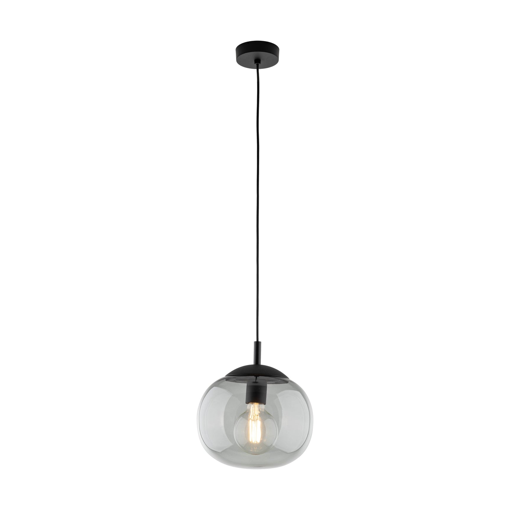 VIBE Graphite Glass Scandinavian Pendant Light