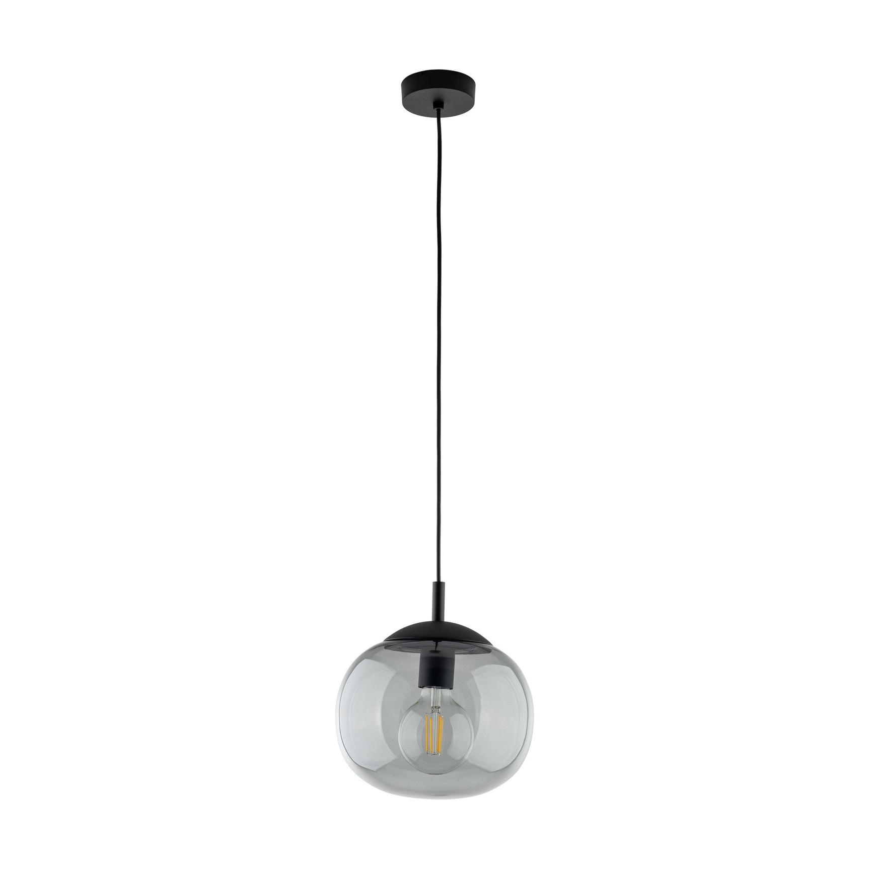 VIBE Graphite Glass Scandinavian Pendant Light