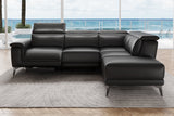 Pista Leather Reclining Sectional Sofa