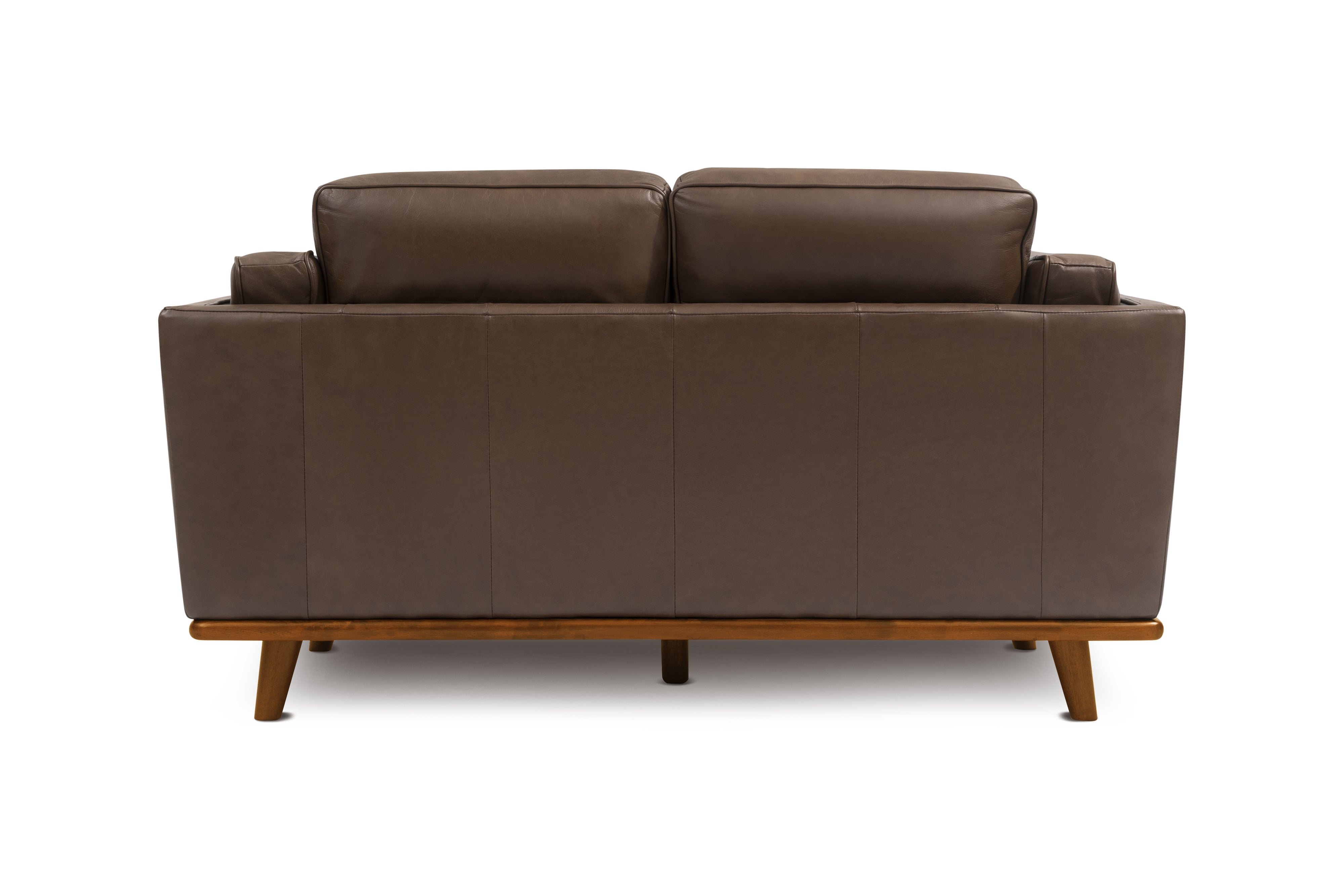 Valencia Artisan Top Grain Leather Loveseat, Chocolate