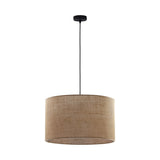 Jute Natural Fiber Scandinavian Pendant Ceiling Light for Kitchen Island, Dining Room & Warm Interior Lighting
