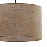 Jute Natural Fiber Scandinavian Pendant Ceiling Light for Kitchen Island, Dining Room & Warm Interior Lighting