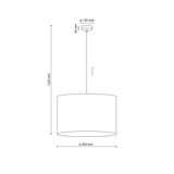 Jute Natural Fiber Scandinavian Pendant Ceiling Light for Kitchen Island, Dining Room & Warm Interior Lighting