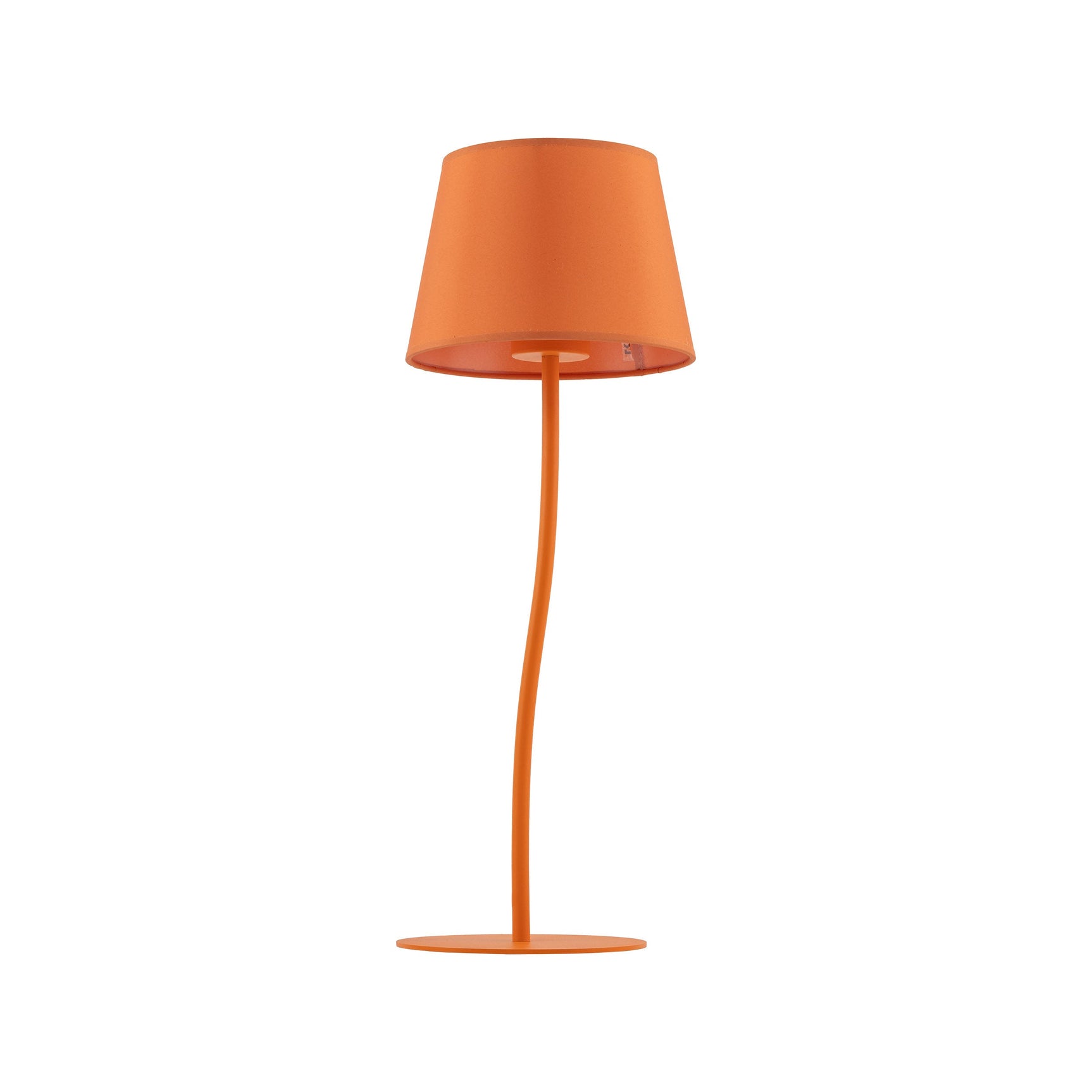 NICOLA Orange Mid-Century Modern Night Lamp for Bedroom, Living Room & Office – Retro Accent Lighting